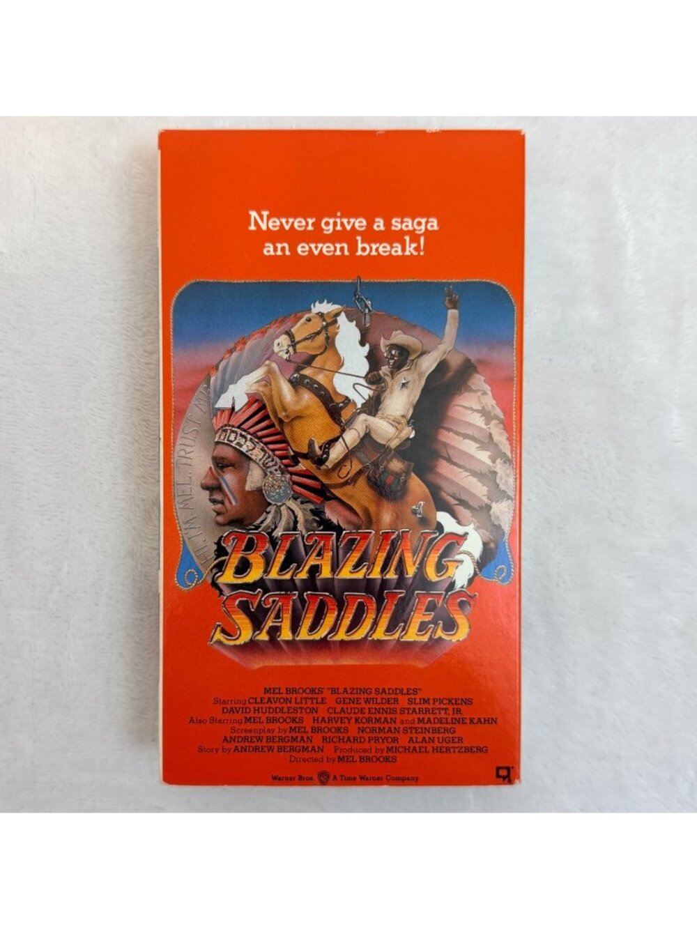 Blazing Saddles VHS 1974 Mel Brooks Warner Bros